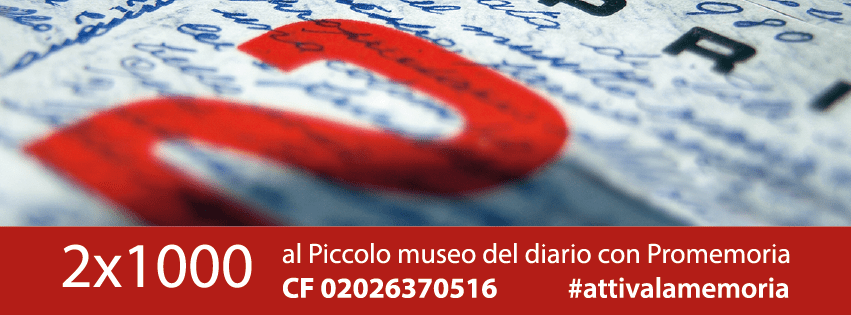 2x1000 al Piccolo museo del diario