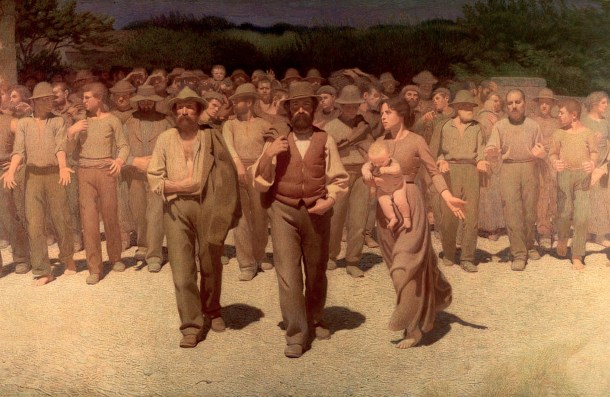 Il Quarto Stato di Pellizza da Volpedo, simbolo delle lotte dei lavoratori nel XX secolo