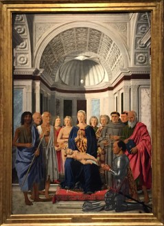 Piero della Francesca - Madonna con il Bambino e Santi - terra matta blog
