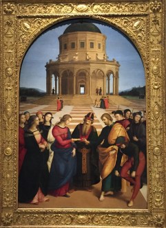 Raffaello Sanzio - Sposalizio della Vergine - Pinacoteca di Brera - terra matta blog