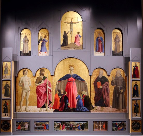 Il Polittico della Misericordia di Piero della Francesca nella sua interezza - Museo Civico di Sansepolcro