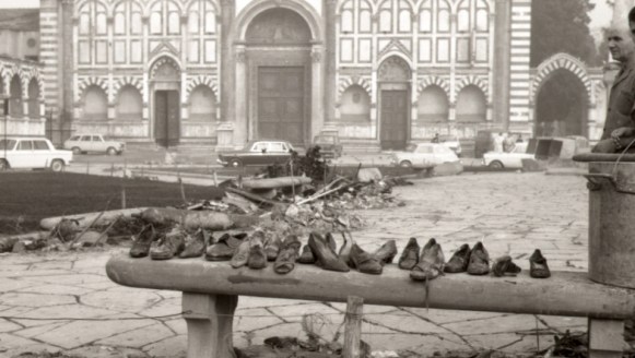Piazza Santa Maria Novella a Firenze nei giorni dell'alluvione | © foto di Fausto Braganti