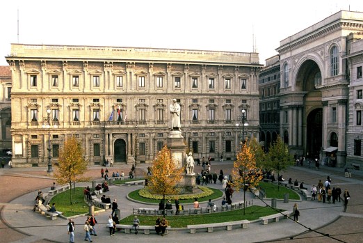 Palazzo Marino e Piazza della Scala a Milano