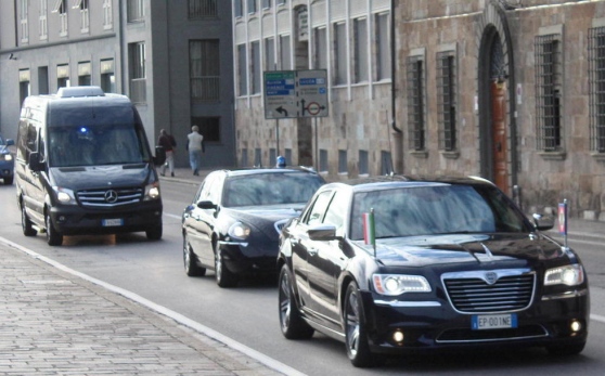 il corteo del Presidente della Repubblica