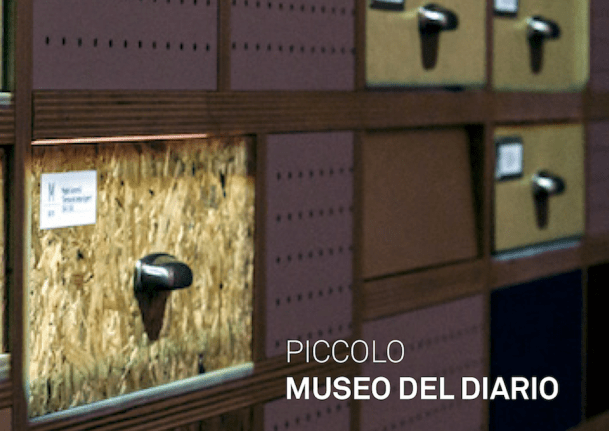 I cassetti del Piccolo museo del diario - foto di Luigi Burroni